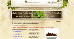 Desktop Screenshot of herbalremedyemporium.com