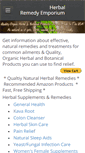 Mobile Screenshot of herbalremedyemporium.com